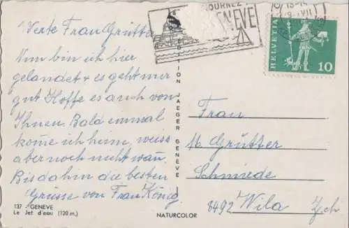 Schweiz - Genf / Genève - Schweiz - Le Jet