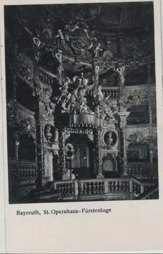 Bayreuth - St. Opernhaus-Fürstenloge - ca. 1950