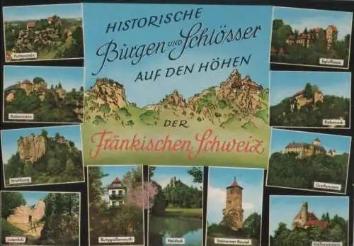 Fränkische Schweiz - Burgen und Schlösser, u.a. Pottenstein - ca. 1970