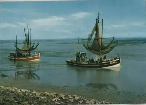 Nordsee - Heimkehrende Fischkutter - 1980