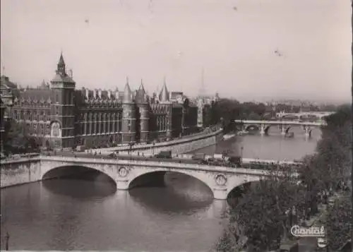 Frankreich - Frankreich - Paris - La Conciergerie et la Seine - ca. 1965