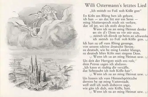 Willi Ostermann letztes Lied