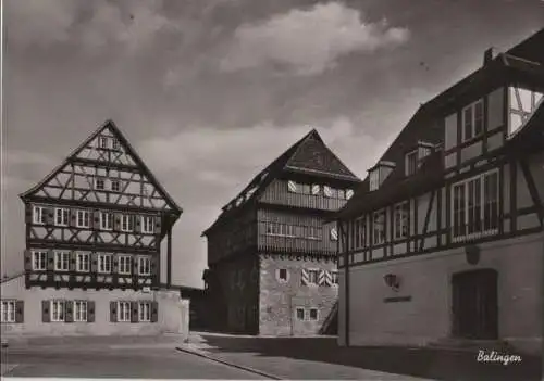 Balingen - Zollernschloß, Jugendherberge und Landratsamt - ca. 1965