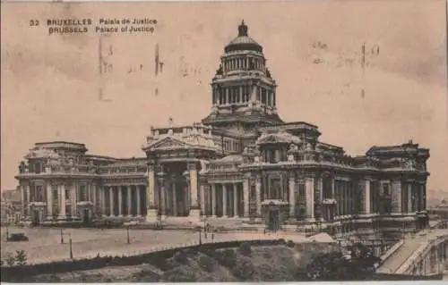 Belgien - Belgien - Brüssel - Bruxelles - Palais de Justice - 1923