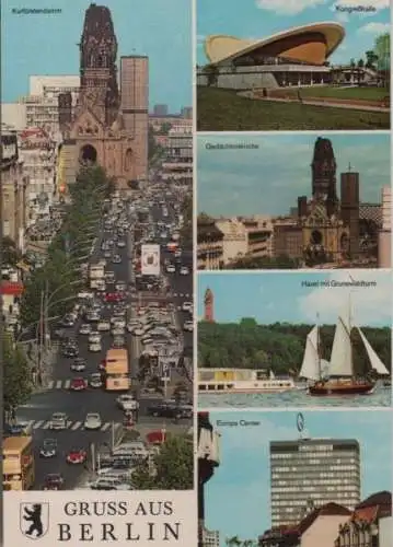 Berlin, Westteil - u.a. Gedächtniskirche - ca. 1975