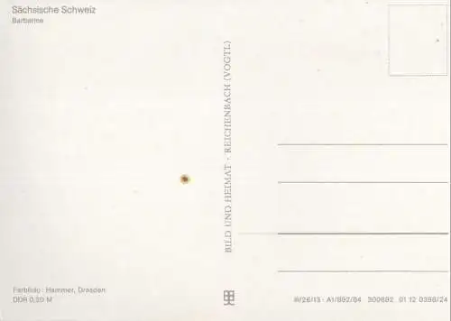 Sächsische Schweiz - Barbarine