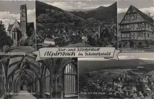 Alpirsbach - u.a. Altes Schlößchen - 1957