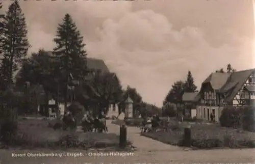 Altenberg-Oberbärenburg - Omnibus-Halteplatz - 1966