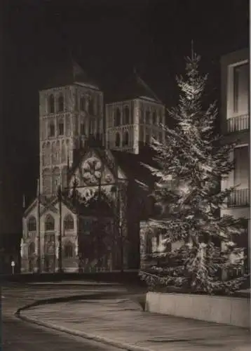 Münster - Dom in Festbeleuchtung - 1965