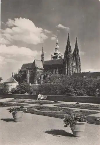 Tschechien - Tschechien - Praha Prag - Terrasse bei Reitschule - 1963