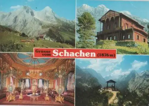 Garmisch-Partenkirchen - Grüsse vom Schachen b. Garmisch - ca. 1985