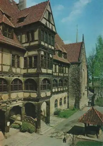 Coburg - Veste, Erster Burghof mit Fürstenbau - ca. 1980