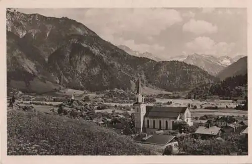 Bad Oberdorf - mit Blick auf Iseler Tal - 1953