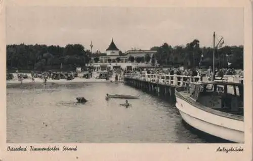 Timmendorfer Strand - Anlegebrücke - 1961