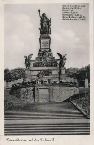 Rüdesheim, Niederwalddenkmal - ca. 1955