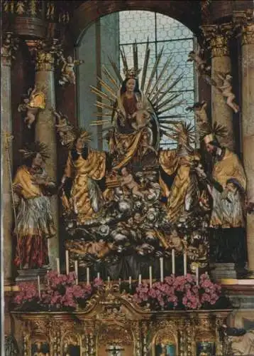 Österreich - Österreich - Bad Gastein - Pfarrkirche, Got. Madonna - ca. 1980