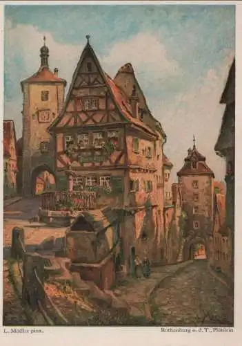 Rothenburg - Plönlein - ca. 1970