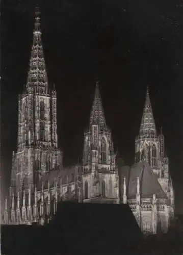 Ulm - Münster von Südost - ca. 1955