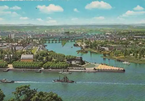 Koblenz - Deutsches Eck - ca. 1980