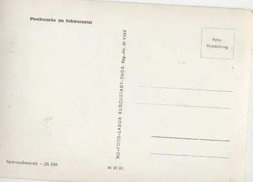 Schwarza - Postkutsche im Tal