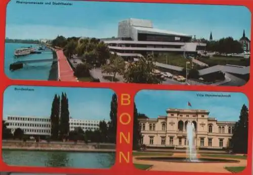 Bonn - u.a. Bundeshaus - ca. 1985