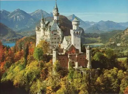 Neuschwanstein (OT von Schwangau) - Blick zum Schloss