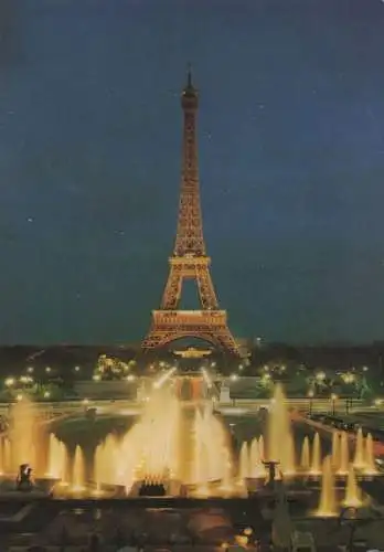 Frankreich - Paris - Frankreich - Tour Eiffel illuminee