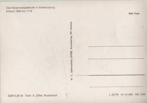 Schwarzburg - Kaisersaalgebäude