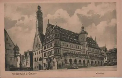 Rothenburg - Rathaus - ca. 1940