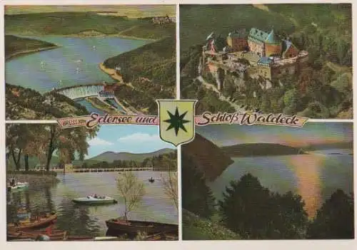 Edersee und Schloss Waldeck - ca. 1965