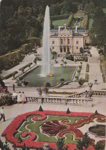 Ettal, Linderhof - Fontäne - 1957