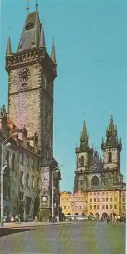 Tschechien - Tschechien - Prag - Altstädter Rathaus u. Theinkirche - ca. 1975