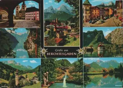 Berchtesgaden - u.a. Schloßplatz - ca. 1975