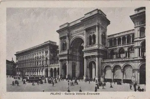 Italien - Italien - Mailand Milano - Galleria Vittorio Emanuele - ca. 1950