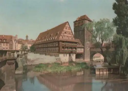 Nürnberg - Weinstadel und Henkersteg - ca. 1965