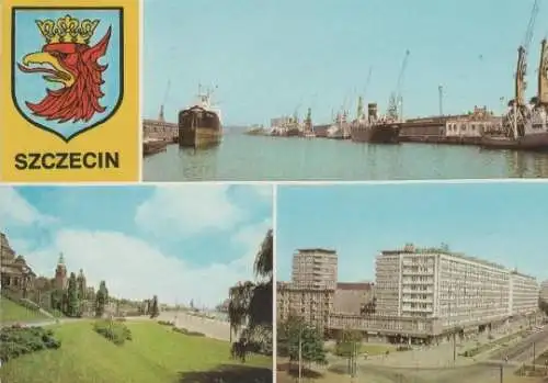 Polen - Polen - Stettin Szczecin - Port na Chrobrego - ca. 1975