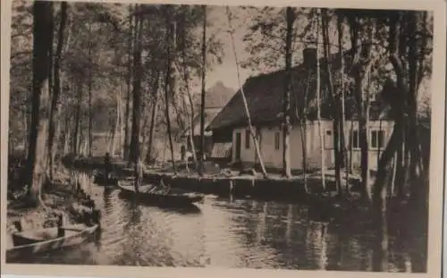 Lübbenau-Lehde - Gehöft und Fließ - ca. 1955