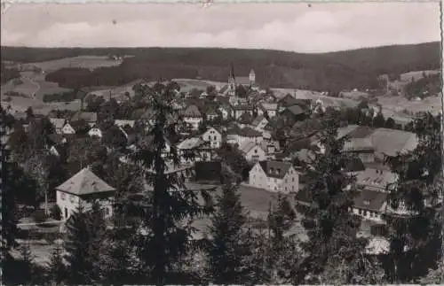 Bischofsgrün - Blick vom Hügelfelsen - 1957