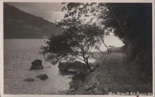 Schweiz - Schweiz - Spiez - Am Strand - ca. 1940