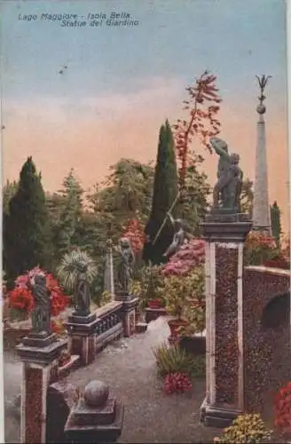 Italien - Italien - Lago Maggiore - Isola Bella, Statue del Giardino - ca. 1950