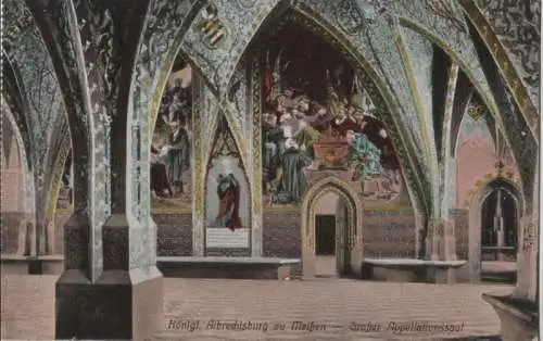 Meißen - Albrechtsburg, Großer Appellationssaal - ca. 1935