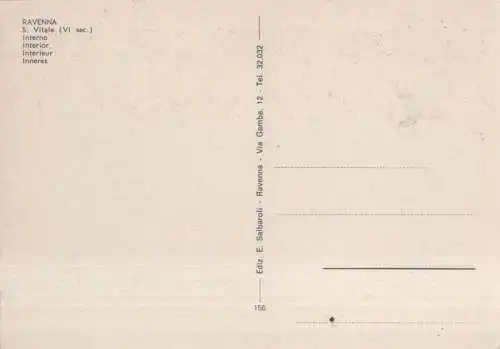 Italien - Ravenna - Italien - S. Vitale