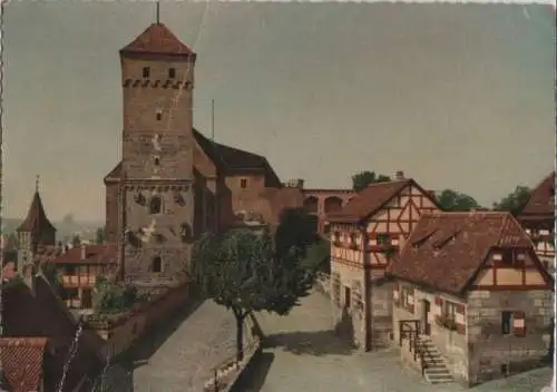 Nürnberg - Burg mit Heidenturm - 1960