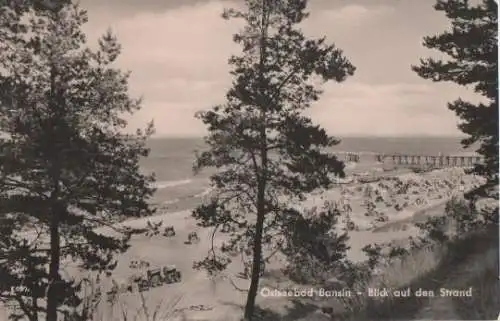 Bansin - Blick auf Strand - ca. 1965