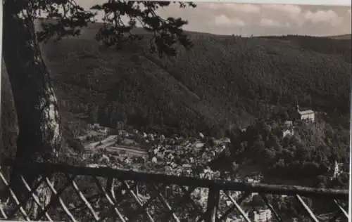 Schwarzburg - Blick vom Trippstein - 1956