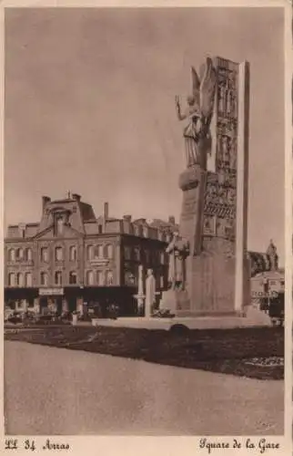 Frankreich - Frankreich - Arras - Square de la Gare - ca. 1950