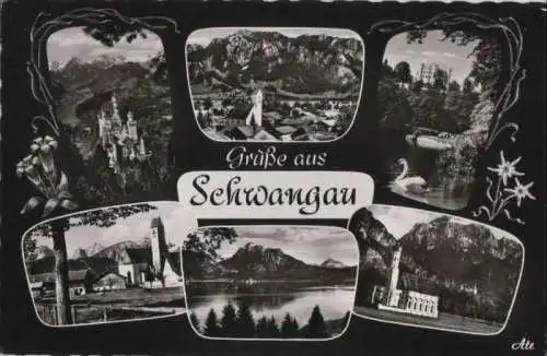 Schwangau - mit 6 Bildern - ca. 1965