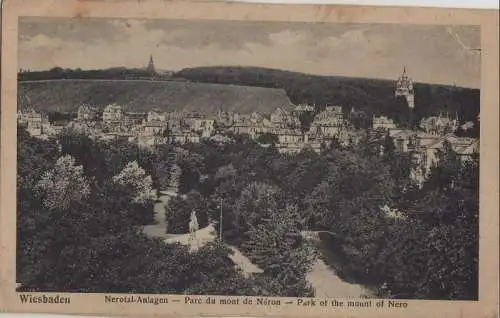 Wiesbaden - Nerotal-Anlagen - ca. 1950