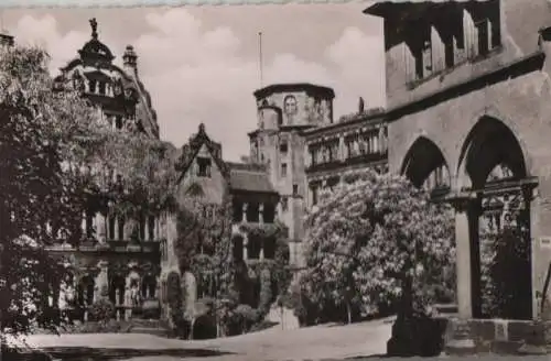 Heidelberg - Der Schlosshof - 1958