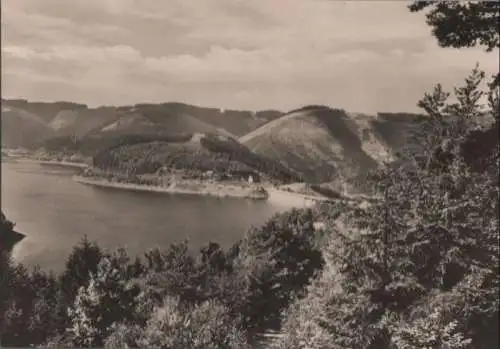 Hohenwarte-Stausee - Blick vom Erholungsheim - 1970